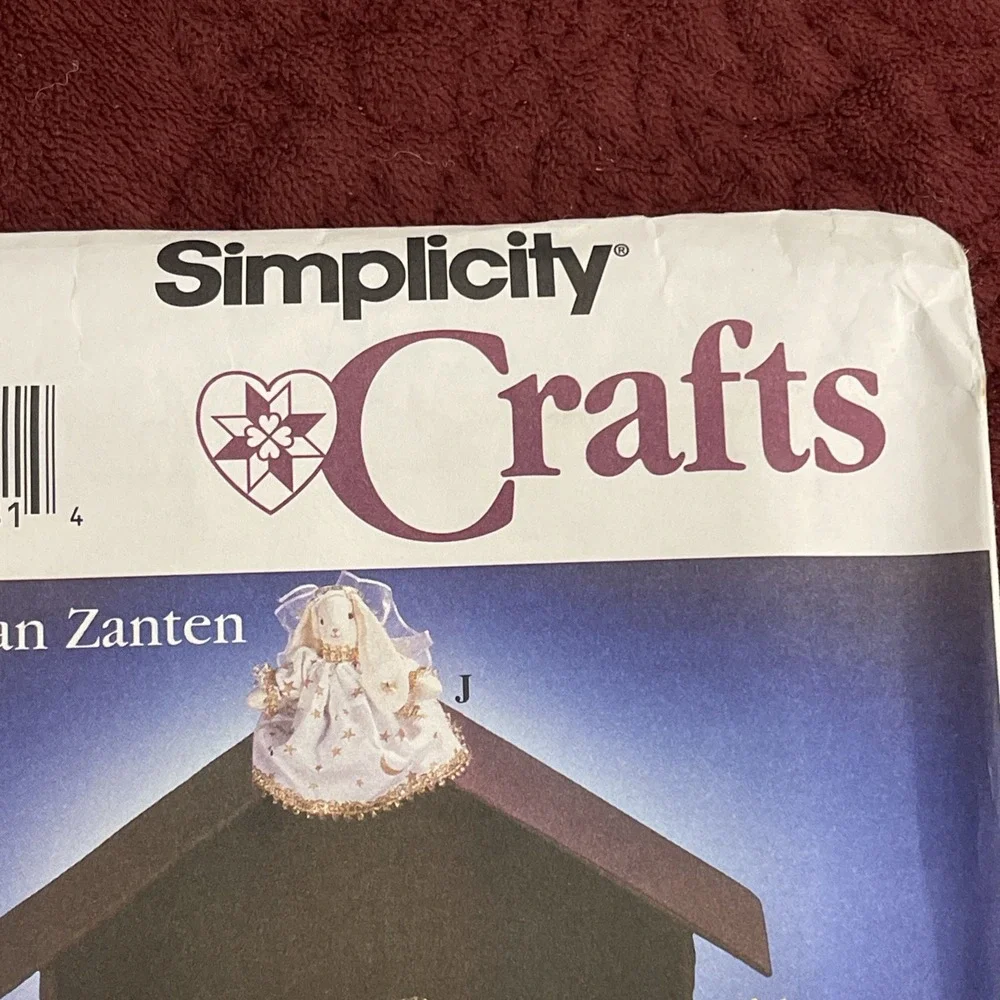 Simplicity 8778 Bunny Nativity UNCUT Sewing Pattern CHRISTMAS‎ DECOR VTG 1984